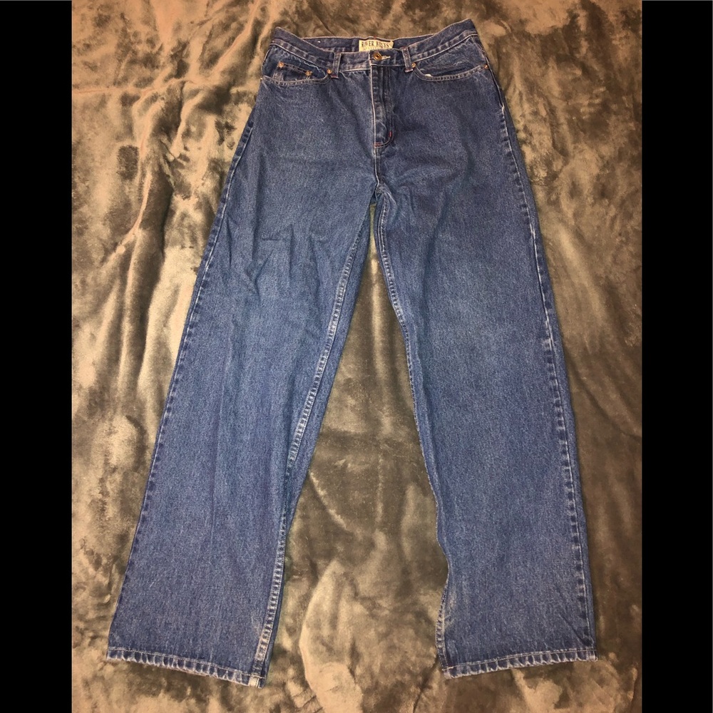 Vintage river blues Mississippi thick denim jeans